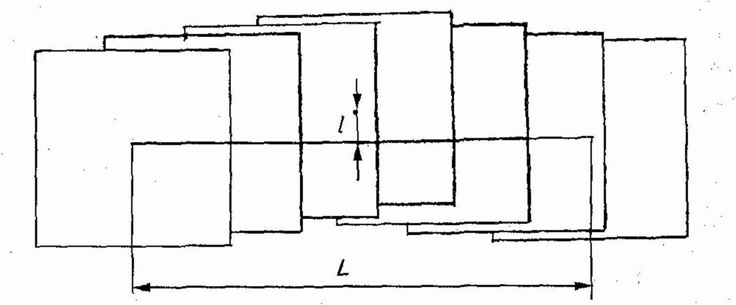 Рисунок 7 Схема определения непрямолинейности маршрута съемки Отношение - фото 20