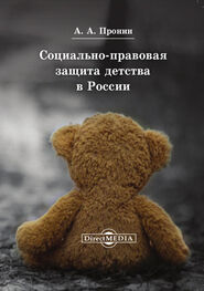 Александр Пронин: Социально-правовая защита детства в России