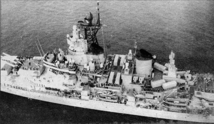 Линейный корабль Айова после модернизации фото из архива Ю МШедякова - фото 1