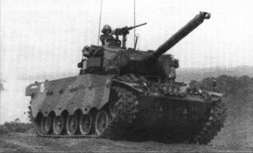 Легкий танк М41С бразильской армии Легкий танк М41 оснащенный двигателем - фото 23
