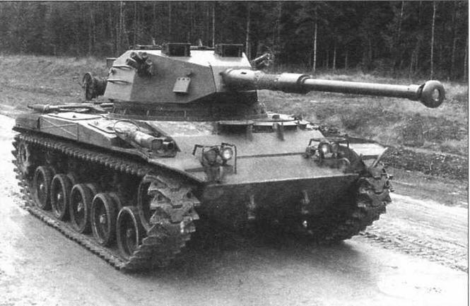 Легкий танк М41 вооруженный бельгийской низкоимпульсной 76мм пушкой - фото 26