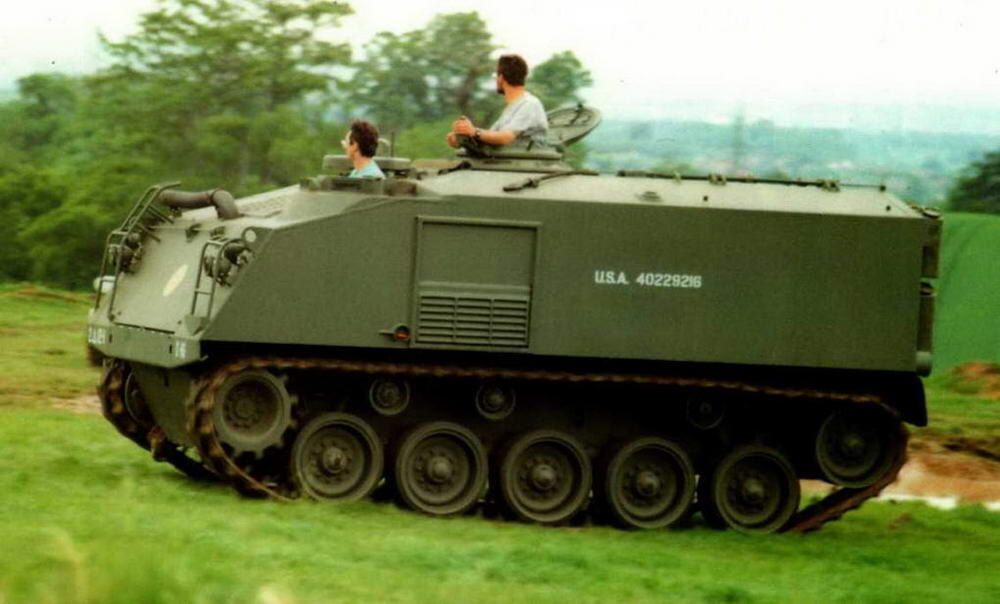 Бронетранспортер М75 Легкий танк М41АЗ в экспозиции Военноисторического - фото 80