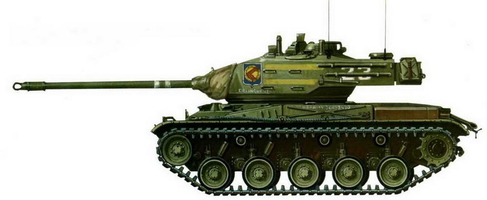 Легкий танк М41 34й танковый полк армии США Зона Панамского канала 1962 г - фото 82