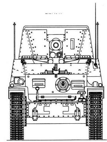 Вид спереди Вид сзади На первых 194 машинах изготовленных на шасси танков - фото 13