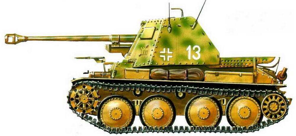 Истребитель танков SdKfz 138 AusfH Marder III 9я танковая дивизия Курская - фото 72