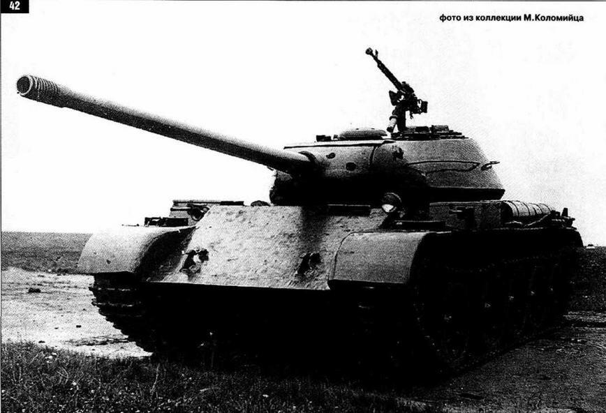 Опытный танк Т54 вооруженный 100мм пушкой ЛБ11945 г Первый прототип - фото 51