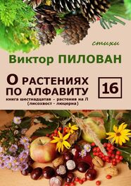 Виктор Пилован: О растениях по алфавиту. Книга шестнадцатая. Растения на Л (лисохвост – люцерна)