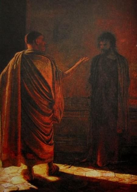 Н Ге Что есть истина Христос и Пилат 1890 Вот этой благодати - фото 8