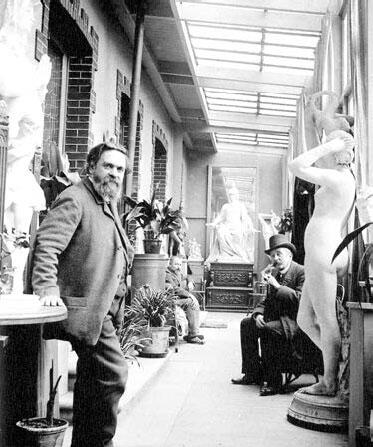 Альфред Буше в своей мастерской Будучи преуспевающим скульптором Альфред Буше - фото 4