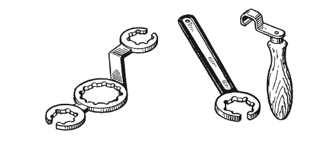 Рис 332 Ключи для завертывания полимерных накидных гаек Фланцевое - фото 40