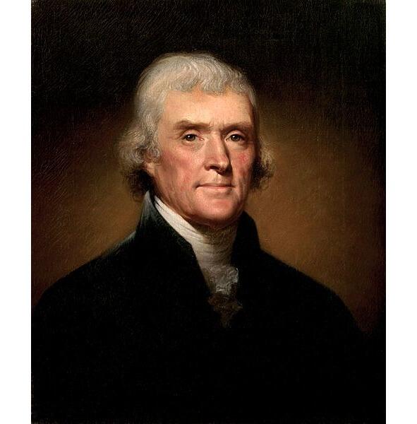 Томас Джефферсон Официальный портрет Художник Рембрандт Пил 1800 год - фото 5