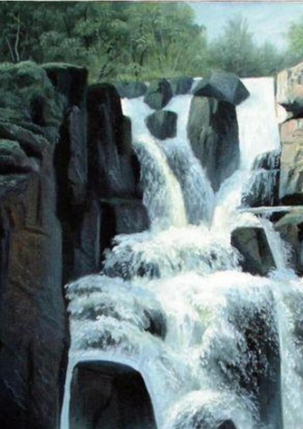 Уковский водопад Вот и водопад Он трехступенчатый очень красивый Гул от него - фото 4