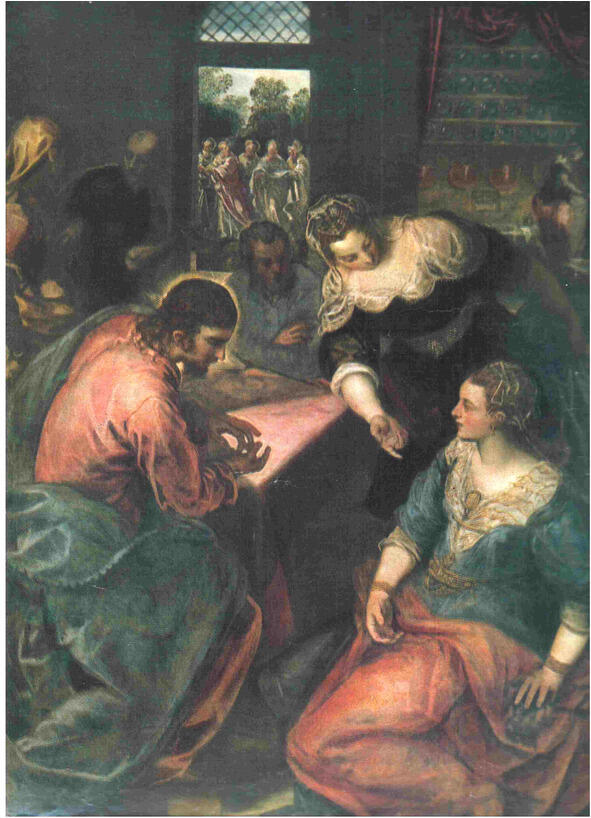 Христос у Марии и Марфы Итальянский художник Тинторетто Ок 1580 г Этот - фото 4