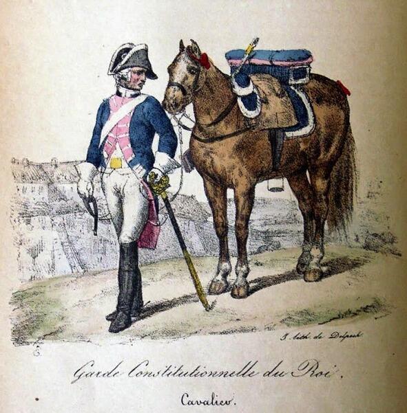 конституционный гвардеец кавалерист И в начале февраля 1792 году Мариньи едет в - фото 8