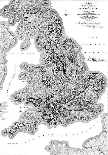 Карта Британии 1815 года необычна тем что на ней изображены залежи горных - фото 6