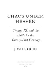 Josh Rogin: Chaos Under Heaven