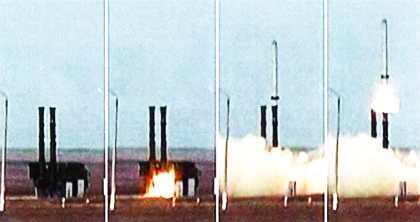 Раскадровка пуска ракеты Р500комплекса ИскандерКна полигоне Капустин Яр - фото 13