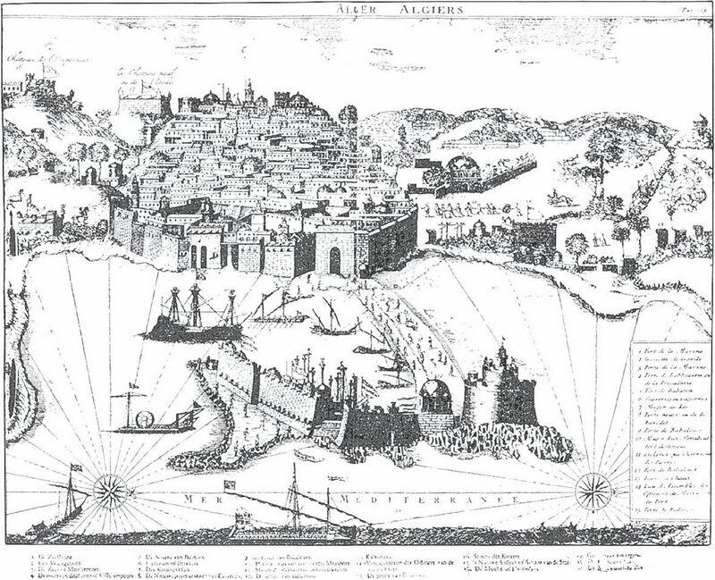 Алжир 1700 г Фрагмент карты из коллекции Британского музея Глава 1 Месть - фото 1