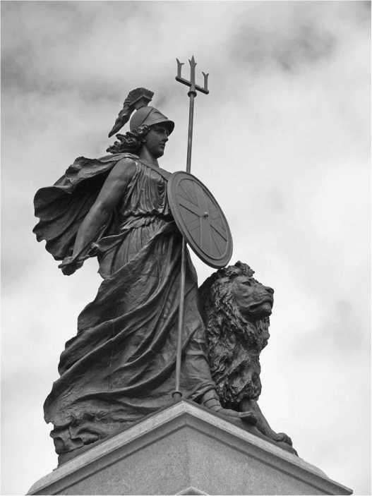 Правь Британия Статуя олицетворяющая Британскую империю Плимут - фото 1