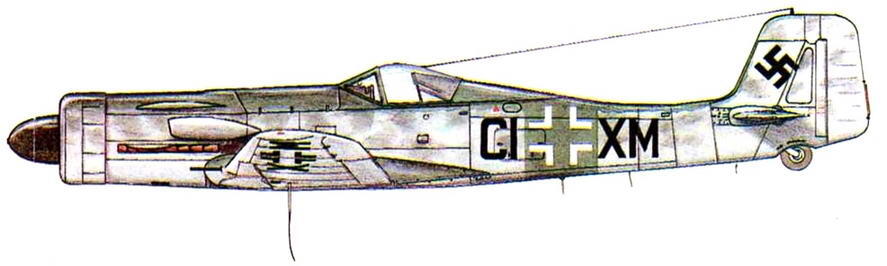 Та152С0 1945 г На четвертой странице обложки Пара FW190D9 авиации - фото 132