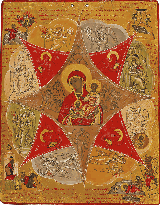 Икона выполненная по заказу Бориса Годунова для церкви в Иерусалиме 1598 г - фото 8