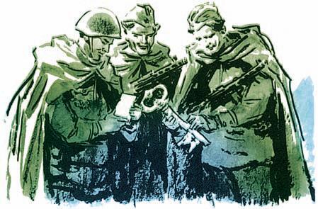 Прошли при свете мощных советских прожекторов войска маршала Жукова первую - фото 14