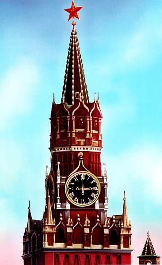 Циферблат часов на Спасской башне Кремля в наши дни Как долго действовали эти - фото 41