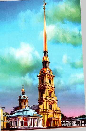 Собор Петропавловской крепости самое высокое архитектурное сооружение - фото 44