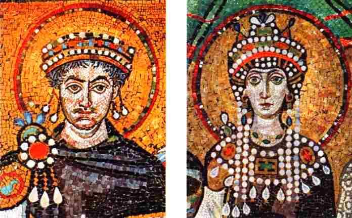 Портреты Юстиниана I и Феодоры Византийская мозаика Интереснейшей личностью - фото 25