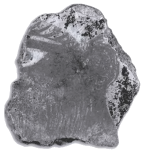 Гипсовый фрагмент минойского лица обнаруженного в Эзбет Хелми в 1991 г　 Если - фото 11