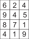 В каждом ряду число справа равняется разнице между числом слева и средним - фото 68
