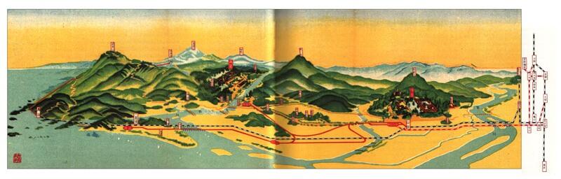 Путеводитель по Святилищу Исэ Япония издано между 1948 и 1954 При линьке - фото 1