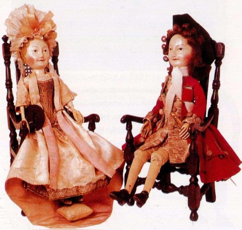 Лорд и леди Клэфем Около 1690 Эти деревянные куклы в костюмах английской - фото 10