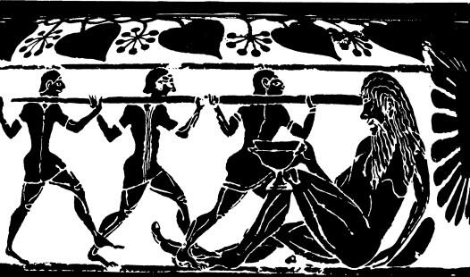 Эпизод из Одиссеи ослепление циклопа Полифема Да и не в одних тиранах - фото 6