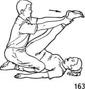 Надавливание голенью на бедро Сгибают ногу пациента под прямым углом так чтобы - фото 168