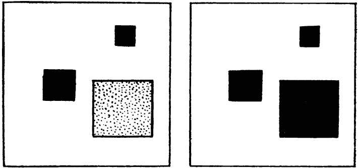 Рис 4 Уравновешивание цветовой среды Два небольших ярко окрашенных квадрата - фото 8