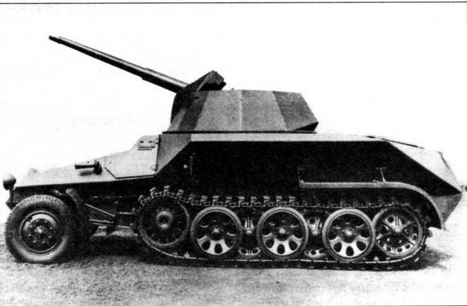 Броневая машина 75 cm Selbstfahrlafette L408 SdKfz10 Полугусеничный - фото 2