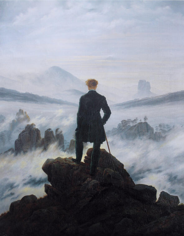Каспар Давид Фридрих Странник над морем тумана Казалось бы для чего людям - фото 1