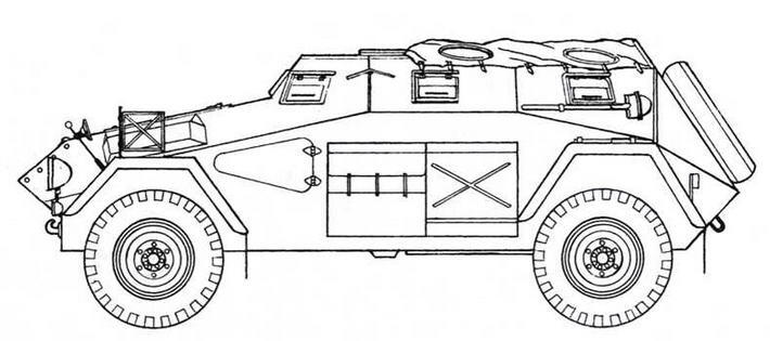 SdKfz247 AusfB Штабной бронеавтомобиль SdKfz247 AusfB из состава 1й - фото 20