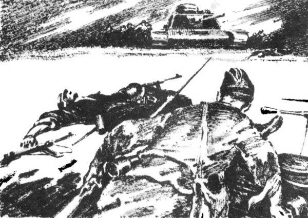 Весь первый день отряд Гаврилова удерживал свои позиции отбивая атаки врага В - фото 3