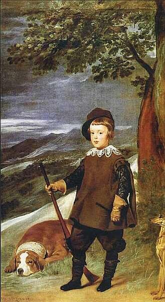 Инфант Балтасар Карлос на охоте 16351636 Конный портрет королевы Изабеллы - фото 16