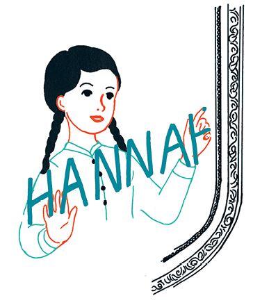 Едва на стекле появляется последняя буква изображение девочки пропадает Ханна - фото 4