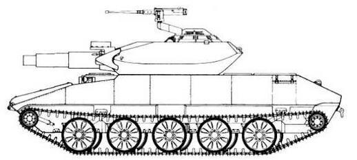 ХМ 551 Один из предсерийных образцов танка М551 Обращает на себя внимание - фото 6