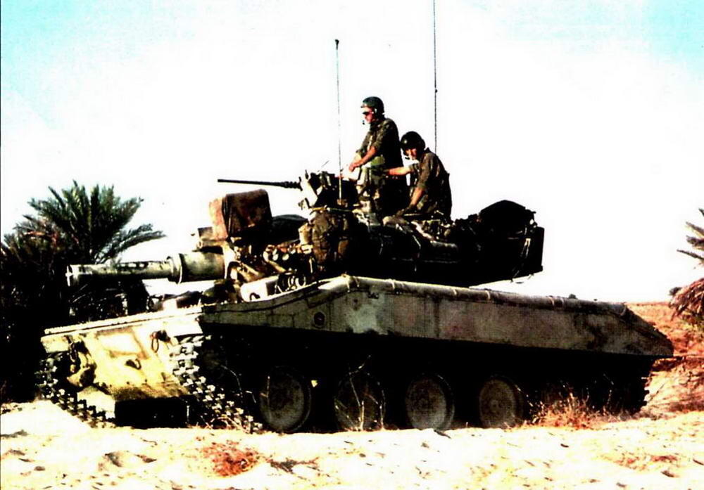 Легкий танк Шеридан во время Войны в Заливе 1991 г Участие шериданов - фото 68
