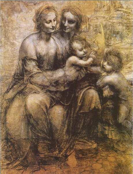 Святая Анна с Марией младенцем Христом и Иоанном Крестителем 15071508 - фото 4