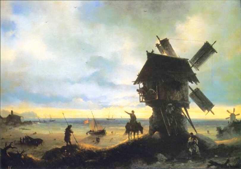 Ветряная мельница на берегу моря 1837 На момент появления третьего сына - фото 2