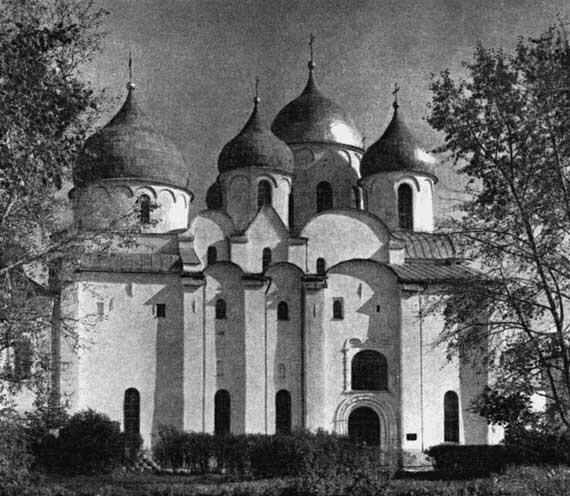 Храм Св Софии в Новгороде 10451050 гг Южный фасад Богоматерь Оранта - фото 12