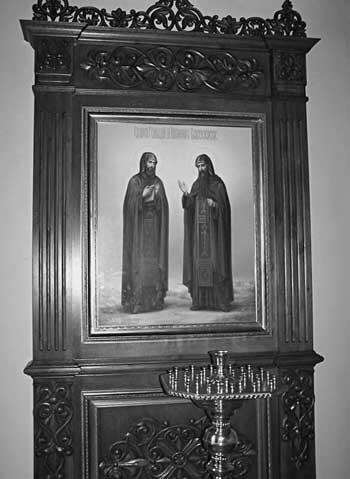 Геннадий и Никифор Важеозерские Икона Чудо Александра Свирского Икона XVI - фото 26