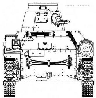 Вид сзади Вид А Корпус танка собирался из катаных броневых листов на - фото 11