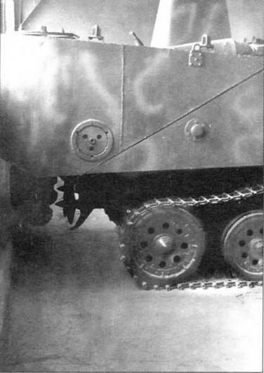 Вид сбоку на кормовой понтон танка Ками Хорошо видно расположение гребных - фото 27